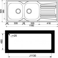 Frasa Hoodie 80 D Kitchen Sink